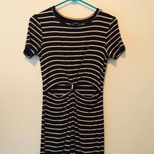 Knot Front Mini Dress